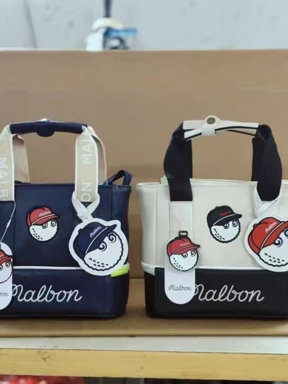 MALBON GOLF Tote Bag Fashion Shoulder Bag 2 Colors Available